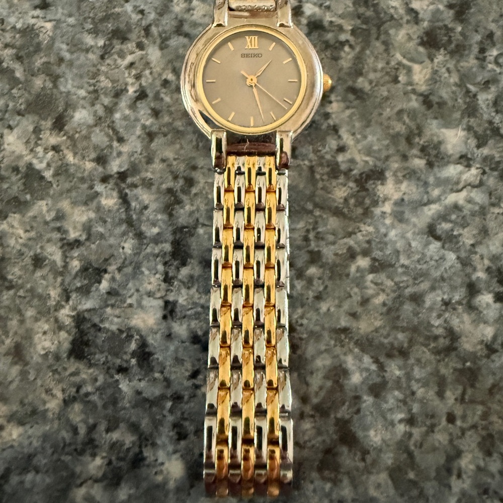 Seiko Gold and Silver Watch